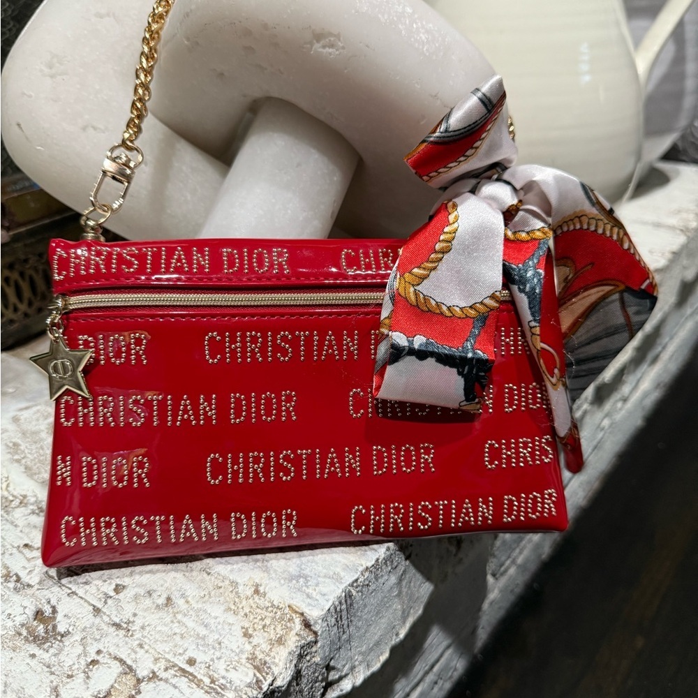 Dior Red Cosmetic pouch